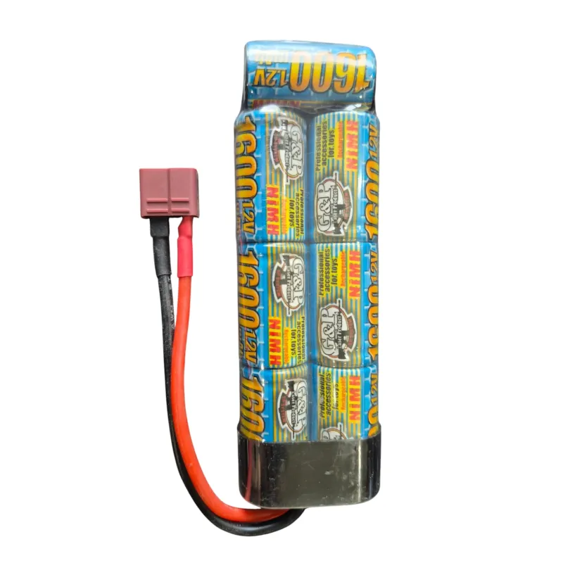 G&P - Batterie NiMh 8,4 V 1600mAh type T-Deans - 1 bâton