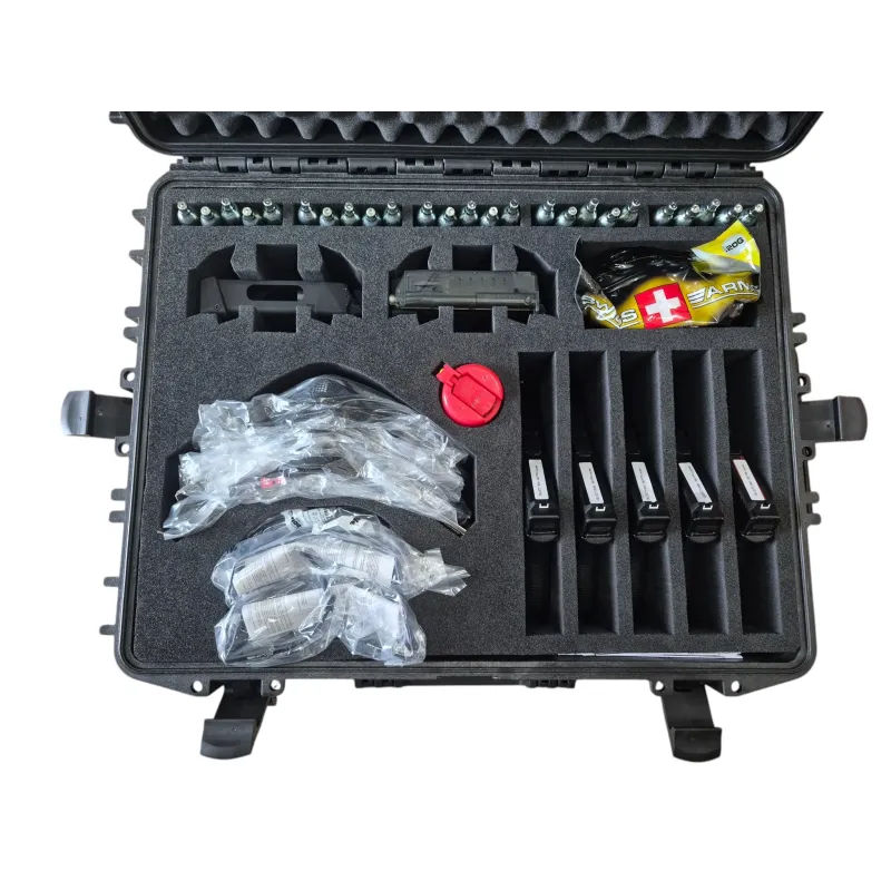Glock - KIT Mallette de transport 5 Glock MI + 5 chargeurs sup. + CO2 + BB Loader + Billes + Silicone + Lunette + Grille