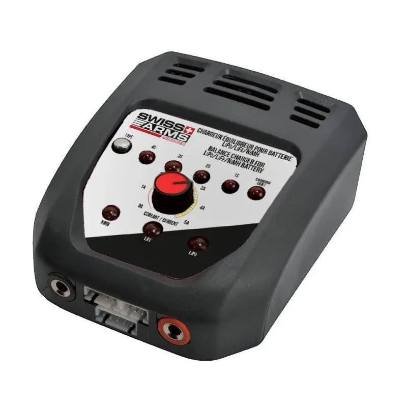 SWISS ARMS - Chargeur De Batterie LiPo / LiFe / NiMh