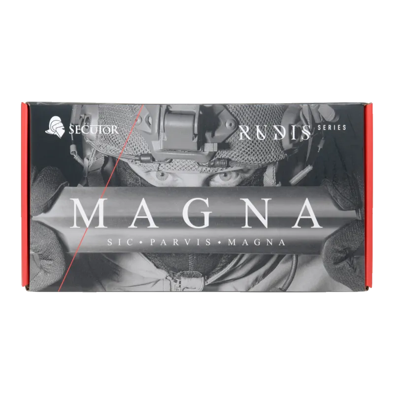Boîte d'emballage du pistolet Secutor Rudis XIV Magna, série Rudis
