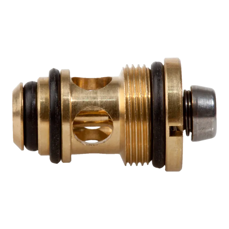 Valve de percussion gaz KJ Works KP-17 de profil, pointeau métal à droite
