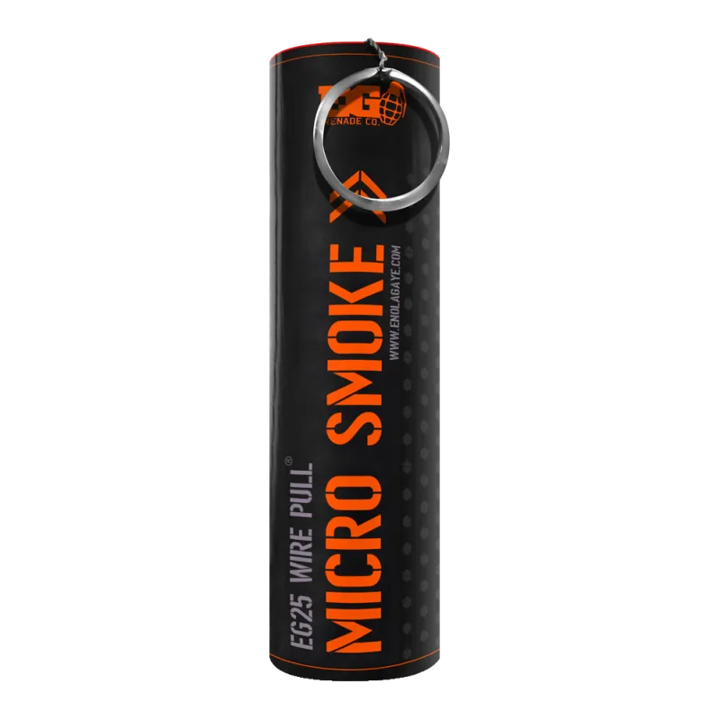 ENOLA GAYE - Fumigène à goupille EG25 Mini - Orange