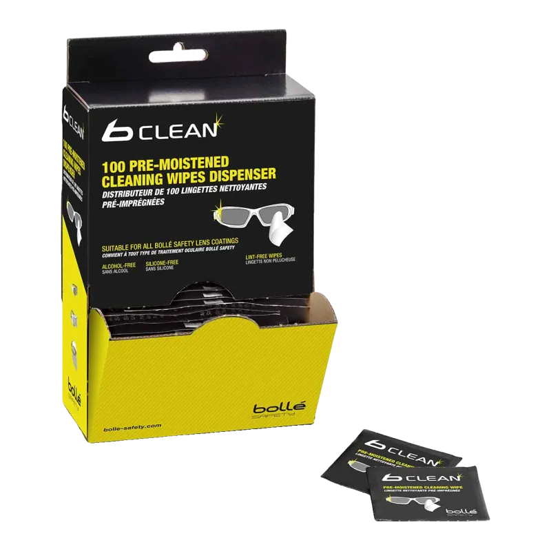Bollé - B-Clean boîte de 100 pièces - Noir