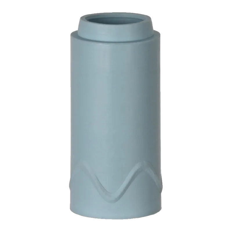 Joint hop-up Maple Leaf Super Macaron 70° bleu pour AEG, vue debout de profil