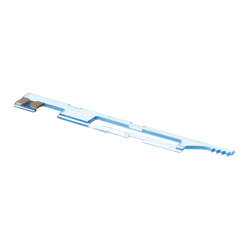 Selector plate anti-heat Point bleue translucide pour AK, vue en perspective