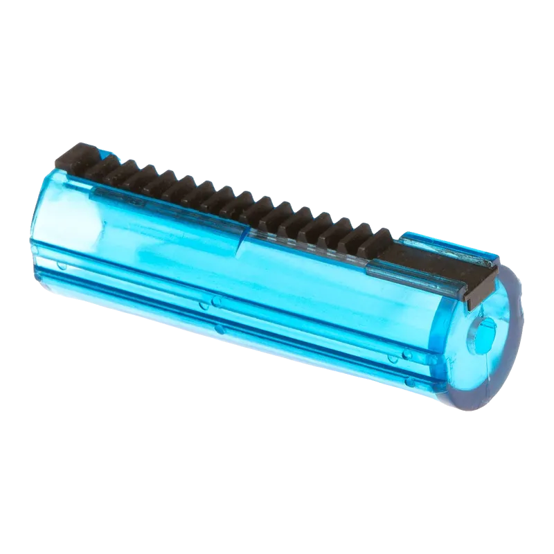 Piston Point polycarbonate 16 dents acier pour AEG, vue de trois-quarts arrière