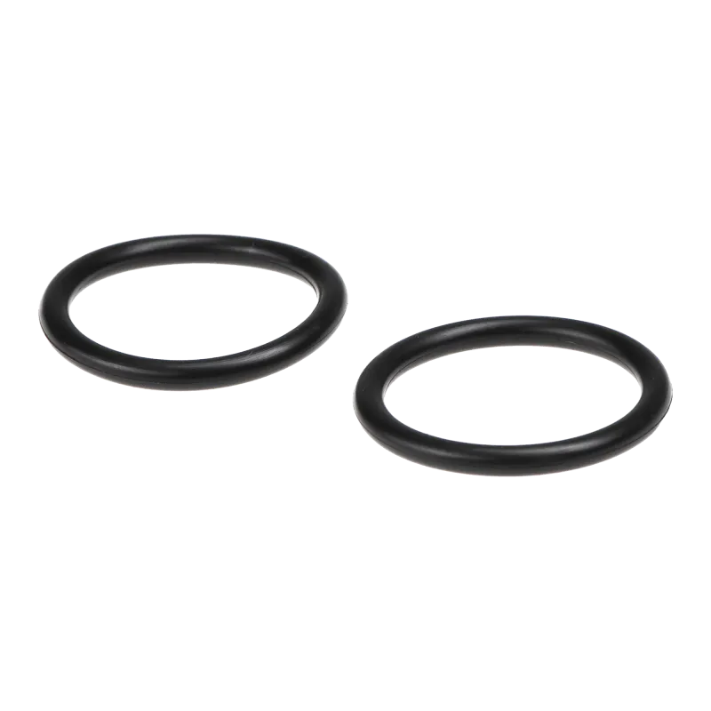 Deux joints toriques Point pour tête de piston, vue de trois-quarts