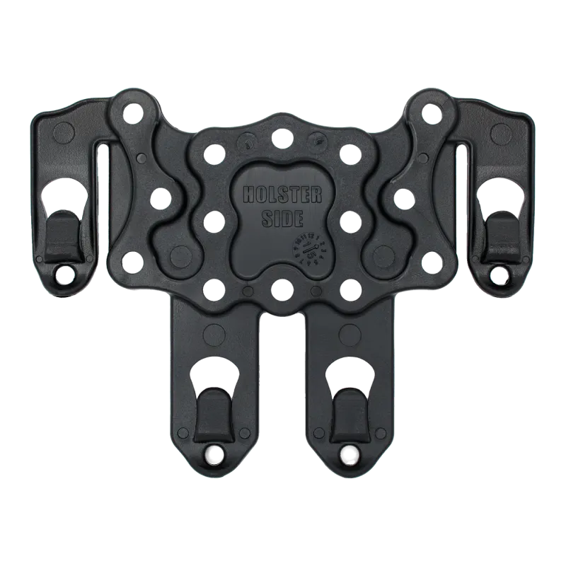 BLACKHAWK - Plate-forme de montage pour fixation holster gilet MOLLE - Noir