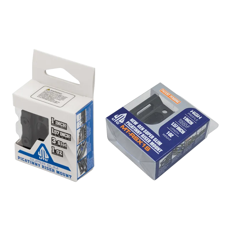 Emballages de la rehausse UTG Super Slim Picatinny MT-RSX1S