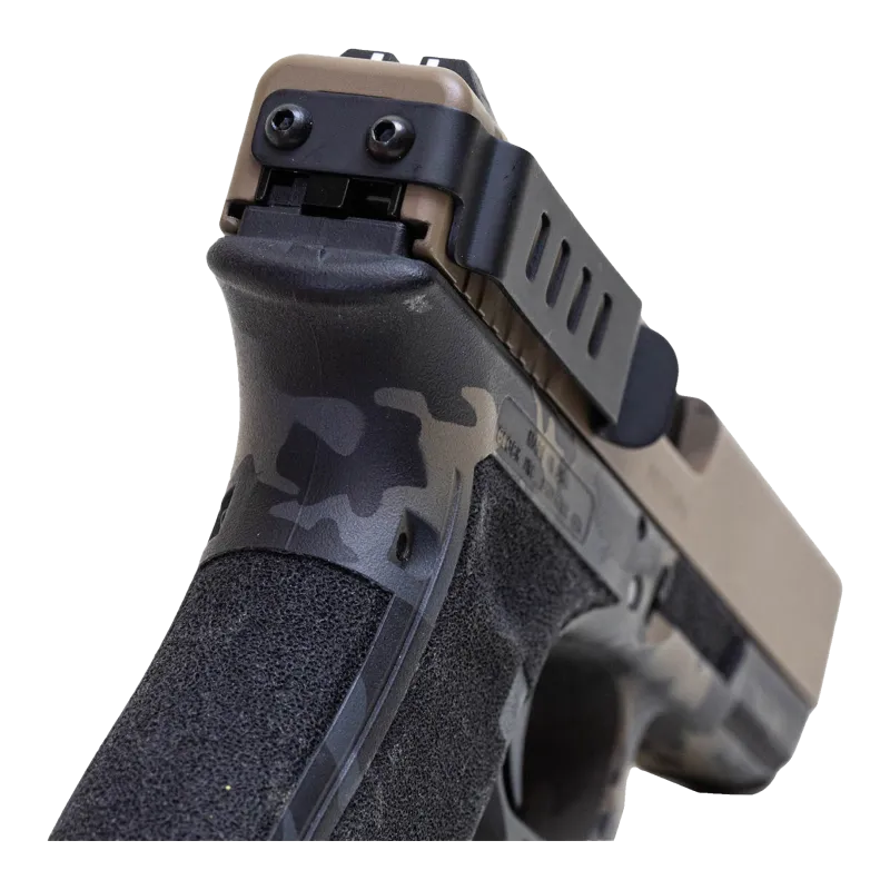 Clip ceinture Techna Clip pour Glock, fixation par vis sur la plaque arrière de culasse
