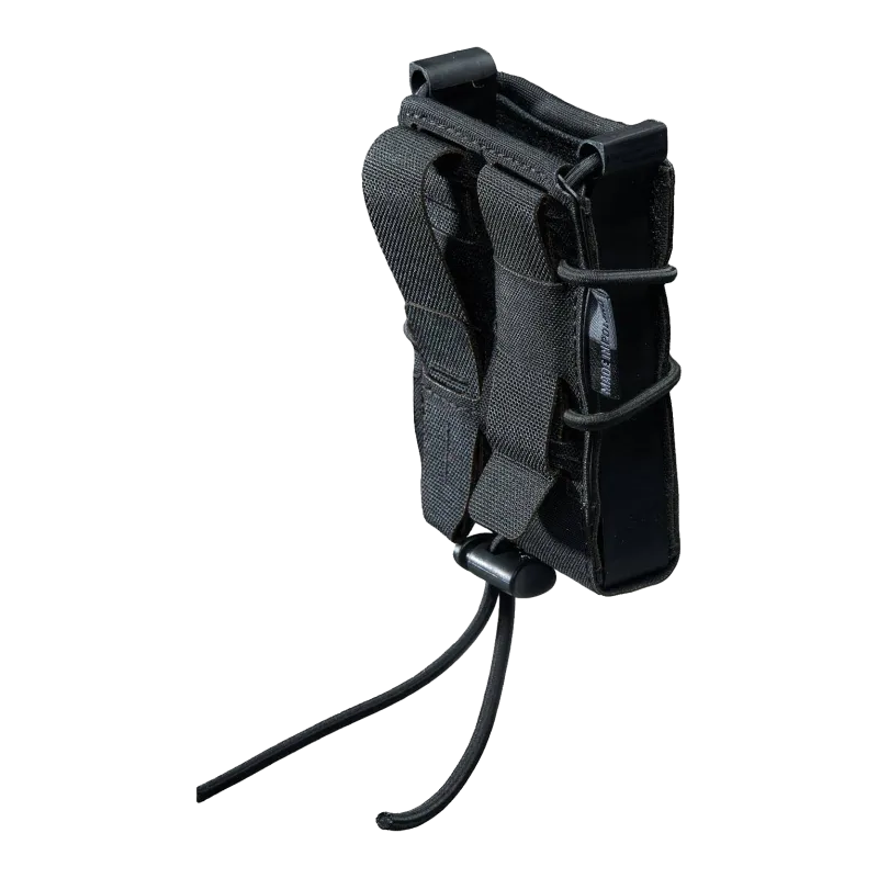 Poche Templar's Gear FMR noire, vue de dos de trois quarts, étiquette Made in Poland