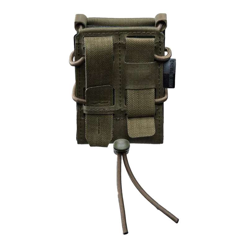 Poche porte-chargeur Templar's Gear FMR Ranger Green, vue de dos, deux sangles MOLLE