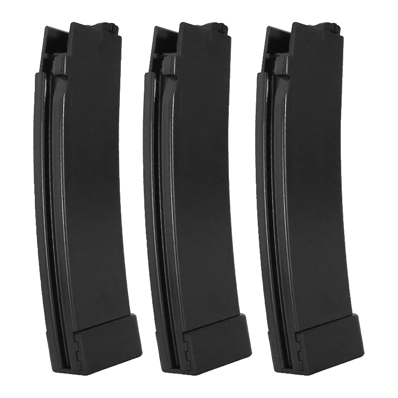 Lot de 3 chargeurs ASG pour Scorpion EVO 3 A1, flanc droit, photo officielle ASG