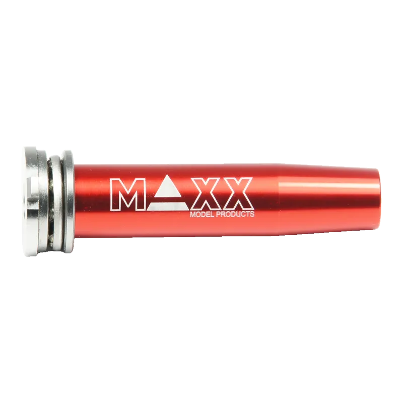 Guide de ressort V2 Maxx Model rouge, vue de profil côté logo MAXX
