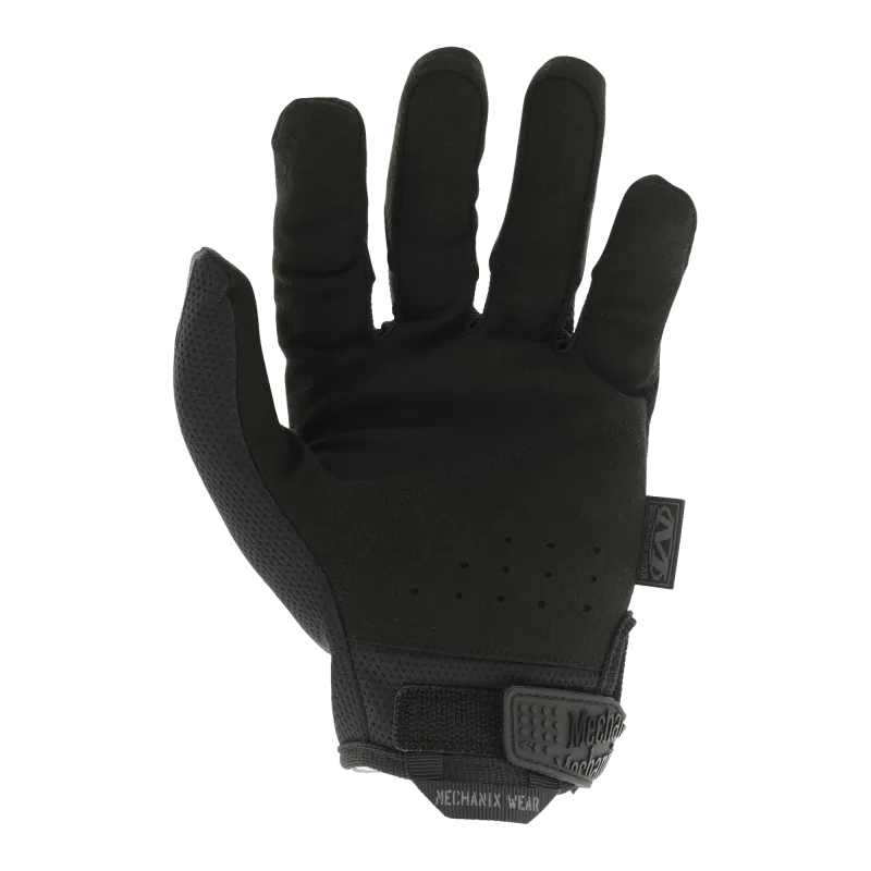 Gant Mechanix Wear The Original Covert, paume en cuir synthétique noir tactile et patte velcro