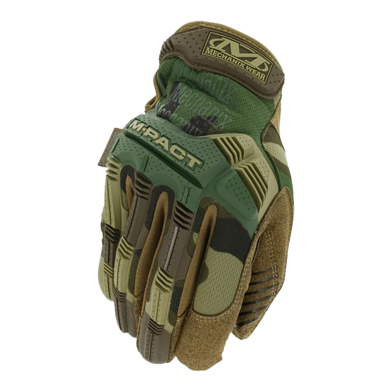 MECHANIX WEAR - Gants Tactiques Taille 7/S Anti-impacts m-pact Woodland - Camo