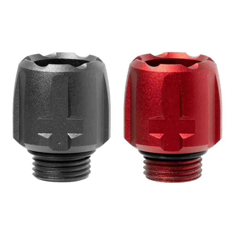 Acetech - Protège-filetage de canon M11+ CW - Rouge et gris