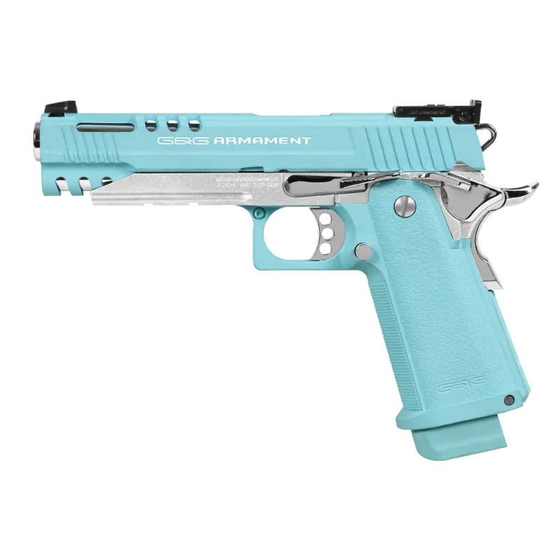 G&G Armament - Pistolet GBB GPM1911 CP Macaron - Blue