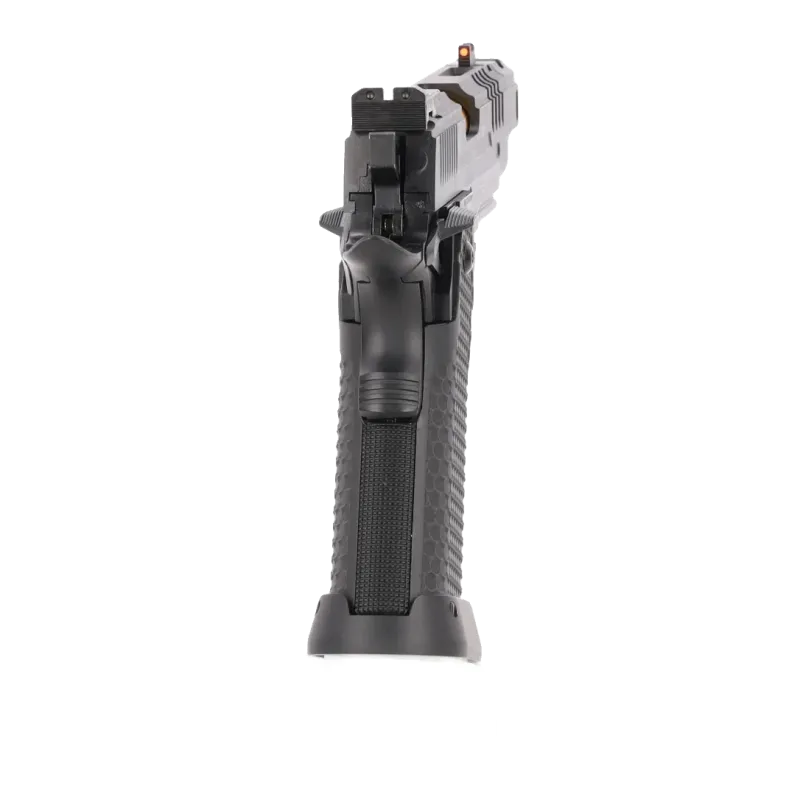 Pistolet GBB Specna Arms SA-VGP23 Vapor, vue arrière de dessus, hausse et chien