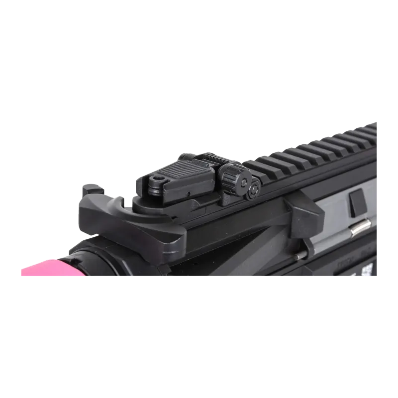 Specna Arms SA-F04-RL Flex Light Ops G2 rose - hausse rabattable en position repliée