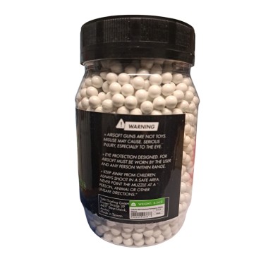 Nimrod Tactical - Billes blanches Biodégradables Pro Performance 0.36g X 2000 bbs