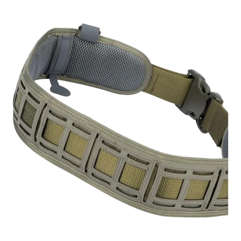 Ceinture MOLLE 3D Tactical Ops OD, plateforme MOLLE découpée vue de face