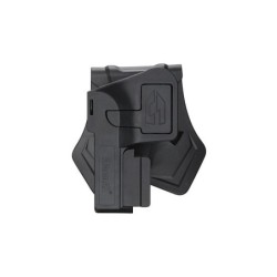 Amomax Holster Rot360 rail + lampe Noir | Zn-Airsoft