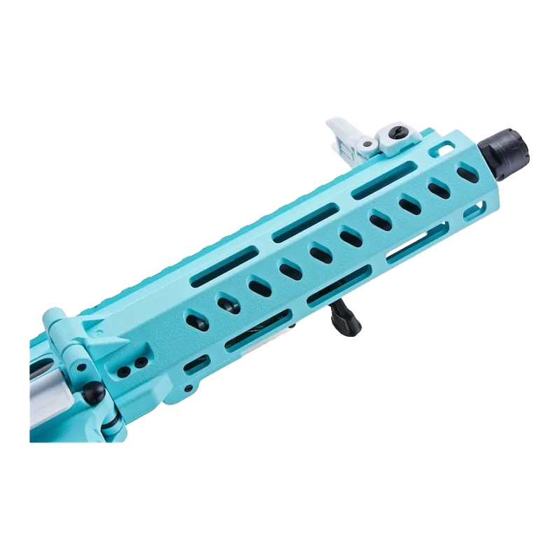 Marquage Combat Machine G&G Armament sur la carcasse de la FAR 9 Macaron Blue