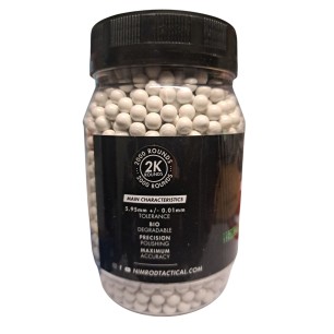 Nimrod Tactical - Billes blanches Biodégradables Pro Performance 0.40g X 2000 bbs