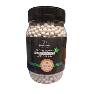 Nimrod Tactical - Billes blanches Biodégradables Pro Performance 0.40g X 2000 bbs