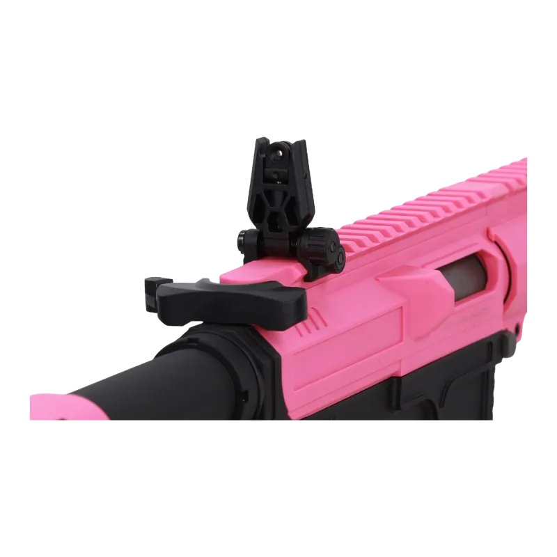 Specna Arms SA-FX01 Flex HAL G2 rose - mire avant rabattable et garde-main rose