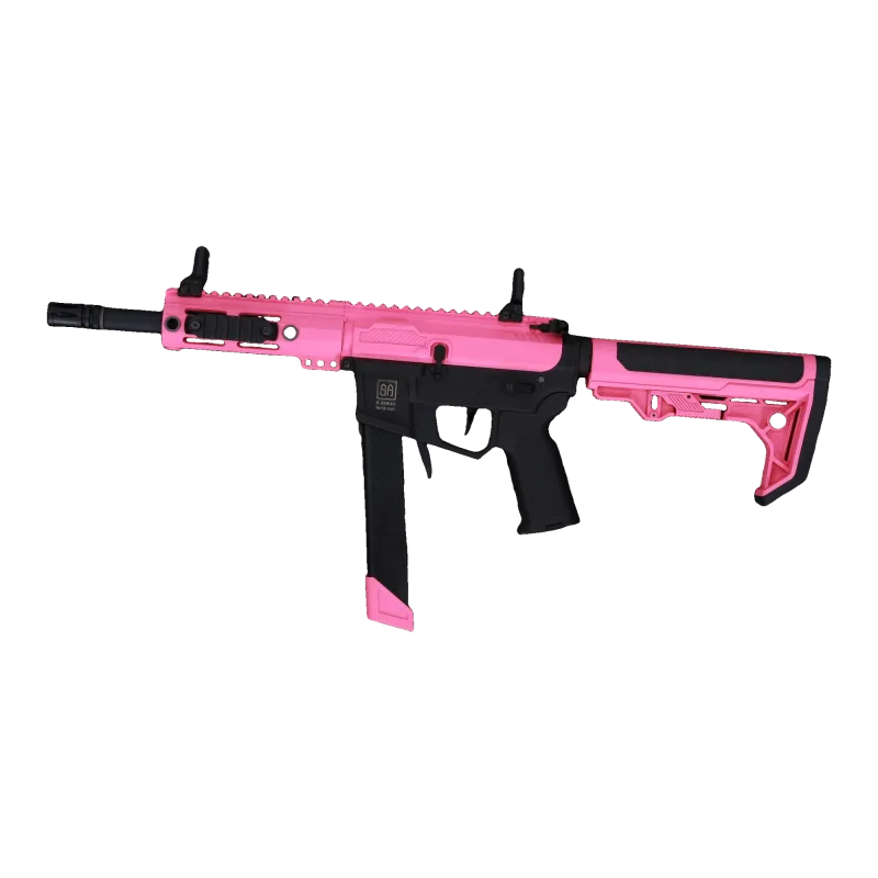 Specna Arms SA-FX01 Flex HAL G2 rose - vue d'ensemble de profil avec chargeur