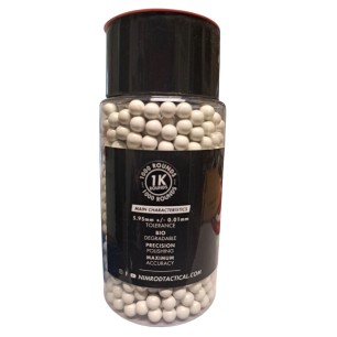 Nimrod Tactical - Billes blanches Biodégradables Pro Performance 0.43g X 1000 bbs