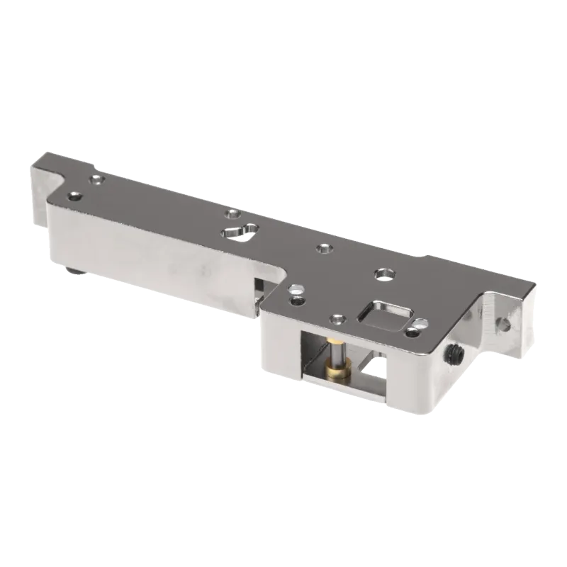 Boîtier de détente CNC Maple Leaf pour VSR-10, côté opposé sans platine, vue de trois quarts