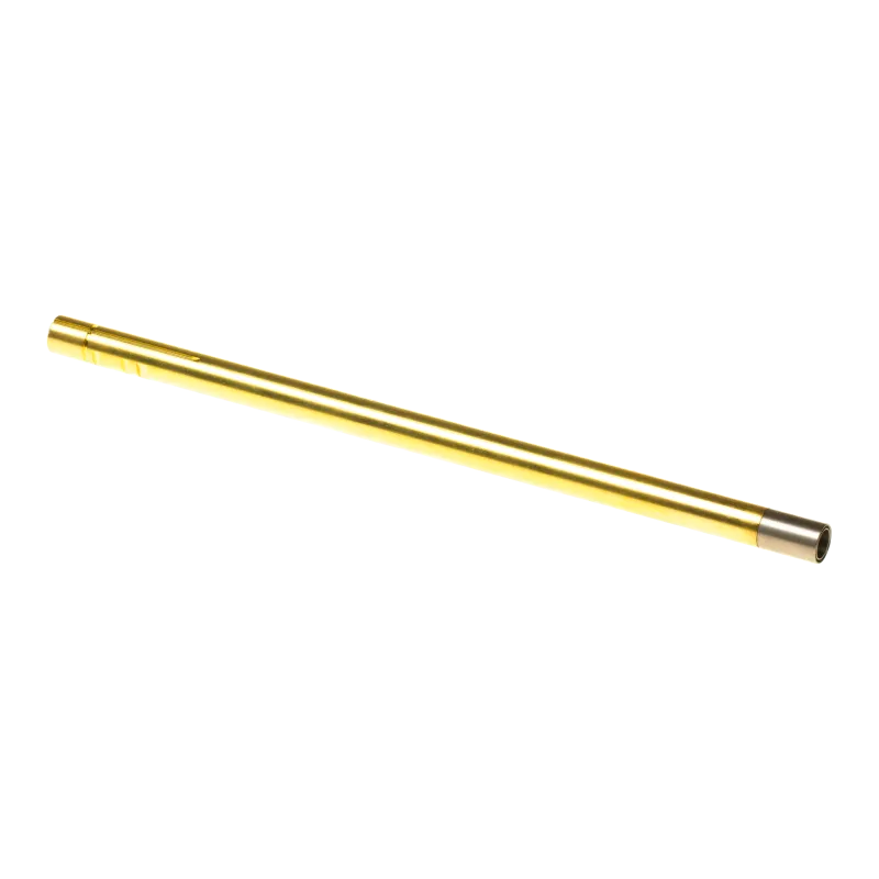 Canon Maple Leaf Crazy Jet 180 mm, tube en laiton avec manchon de bouche argenté, vue de côté