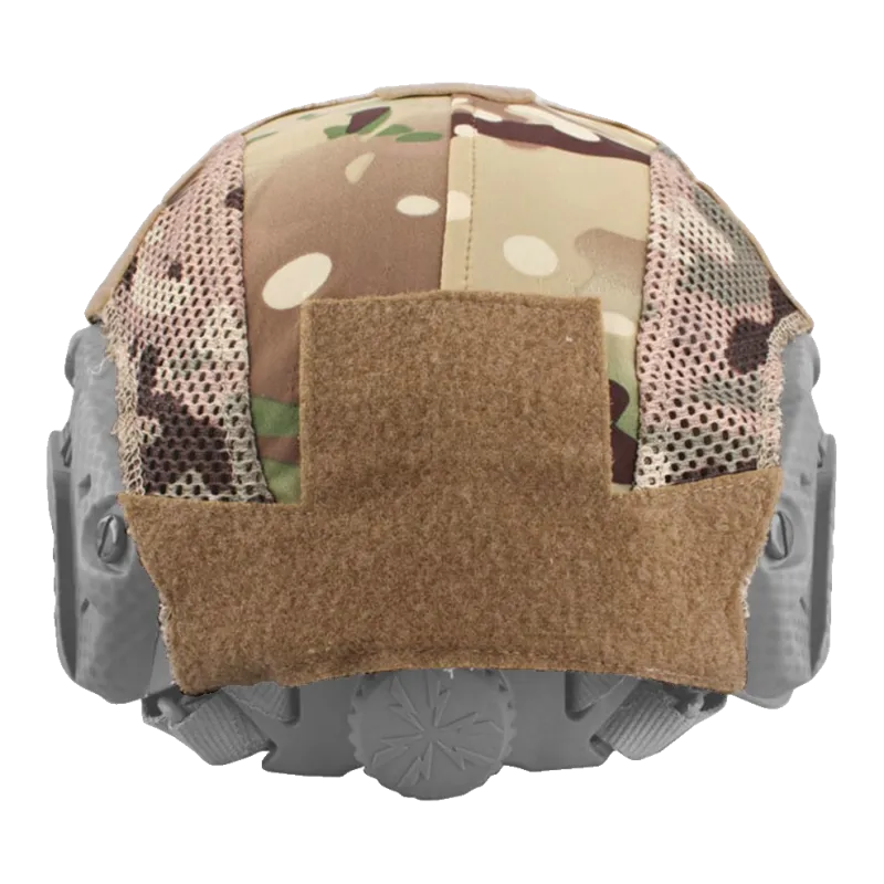 Couvre-casque Fast Multicam EmersonGear EM8809, vue arriere avec grand panneau velcro