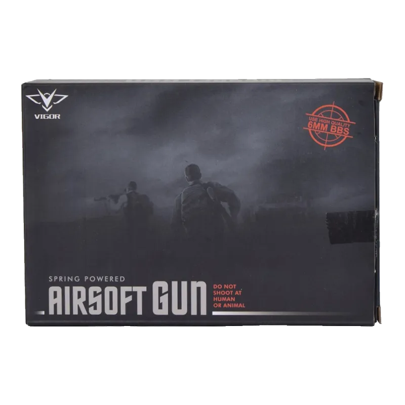 Vigor S-10 pistolet à ressort noir 16,5 cm, boîte