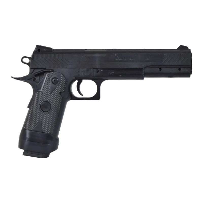 Pistolet à ressort Vigor S-11 noir 22 cm, profil droit