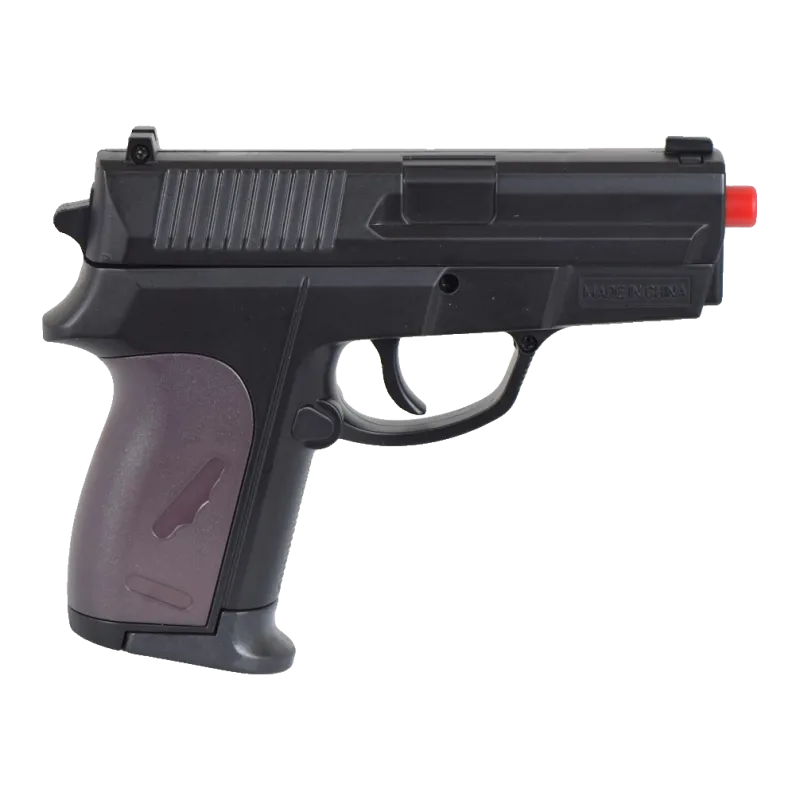 Pistolet à ressort Cyma P618 noir 14 cm, profil droit