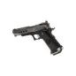 AW CUSTOM - Pistolet GBB Hi-Capa HX2501 en Métal - Noir et argent AW CUSTOM - Pistolet GBB Hi-Capa HX2501 en Métal - Noir et argent