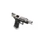 AW CUSTOM - Pistolet GBB Hi-Capa HX2501 en Métal - Noir et argent AW CUSTOM - Pistolet GBB Hi-Capa HX2501 en Métal - Noir et argent