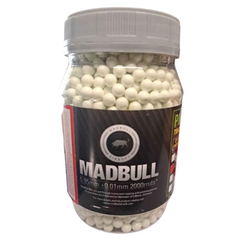 Madbull - Billes traçantes vertes Biodégradables 0.25g X 2000 bbs