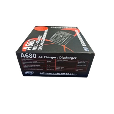 ASG - Chargeur de Batterie A680 LIPO-LIHV-LIFE-LIION-NIMH-NICD-PB