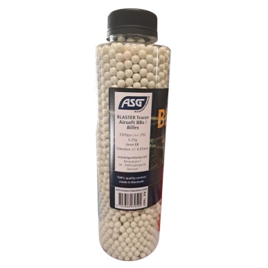 ASG - Billes Biodégradable Traçante Verte Open Blaster 0.25g X 3300 bbs