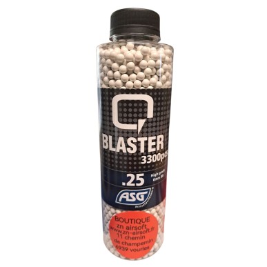 ASG - Billes Blanche Q Blaster 0.25g X 3300 bbs