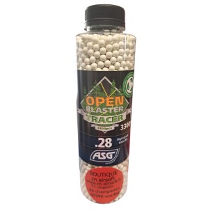 ASG - Billes Biodégradable Traçante Verte Open Blaster 0.28g X 3300 bbs