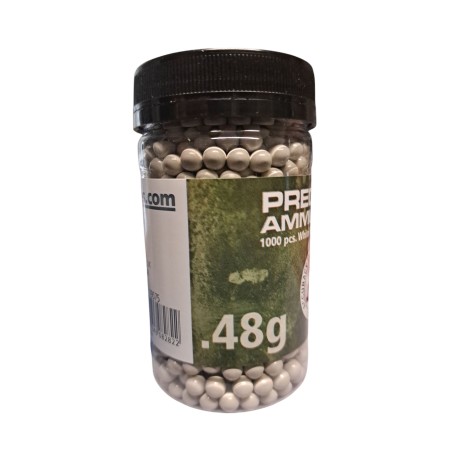 ASG - Billes Précision Ammunition 0.48g X 1000 bbs