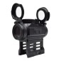 JS-TACTICAL - Viseur Point Rouge Avec Rehausse - Noir