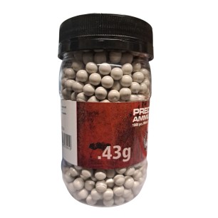 ASG - Billes Précision Ammunition 0.43g X 1000 bbs