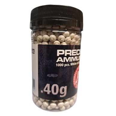 ASG - Billes Précision Ammunition 0.40g X 1000 bbs